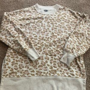 Aerie Cheetah print sweatshirt